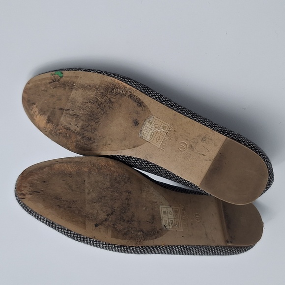 J. Crew Black and White Flats Tweed Women's Loafers - Picture 10 of 15